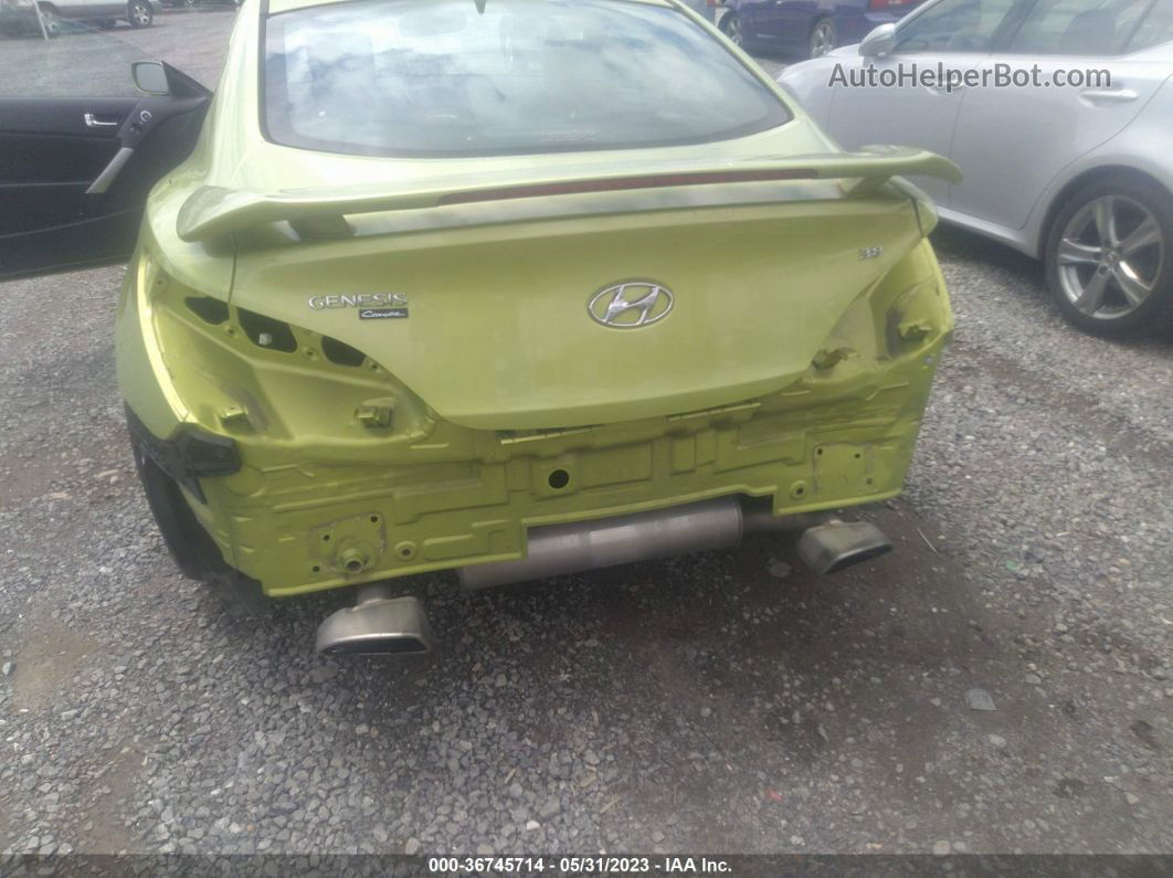 2010 Hyundai Genesis 3.8 Track Green vin: KMHHU6KH2AU021077