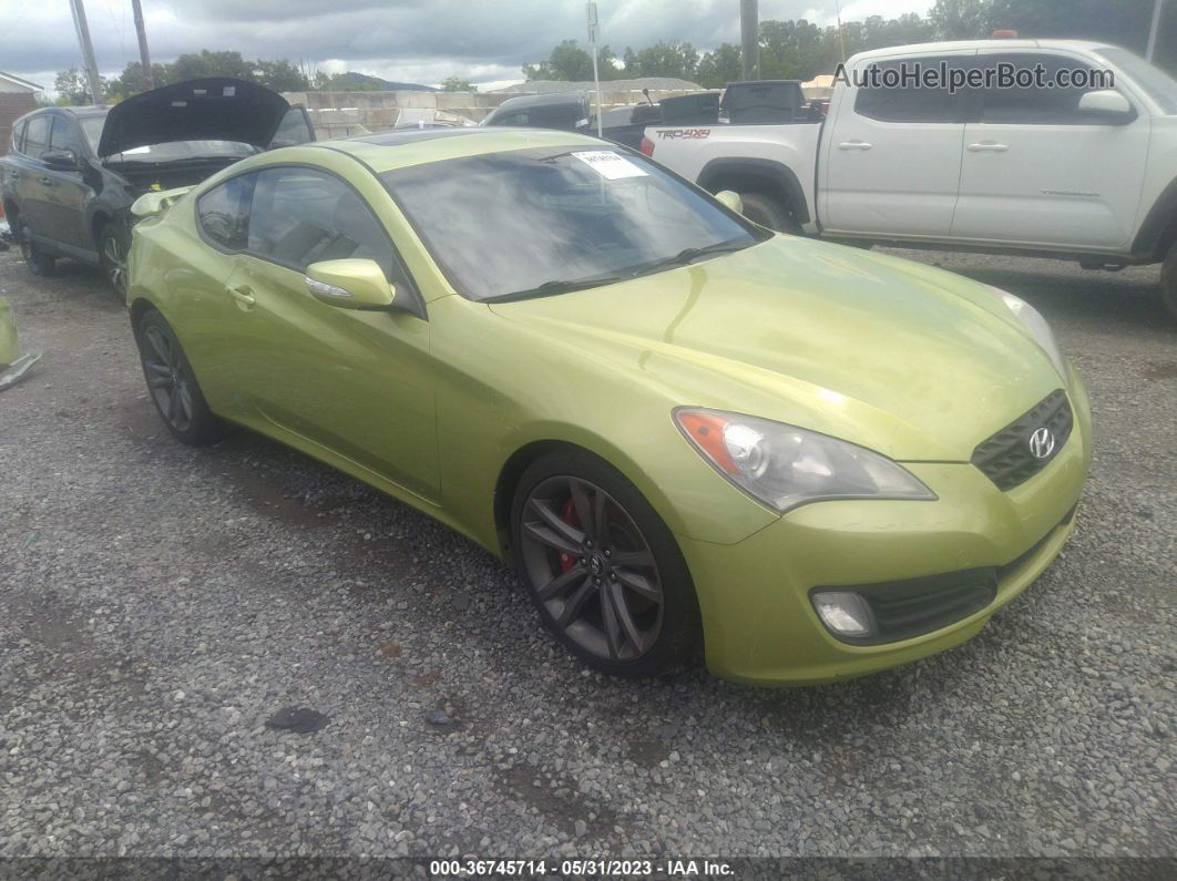 2010 Hyundai Genesis 3.8 Track Green vin: KMHHU6KH2AU021077