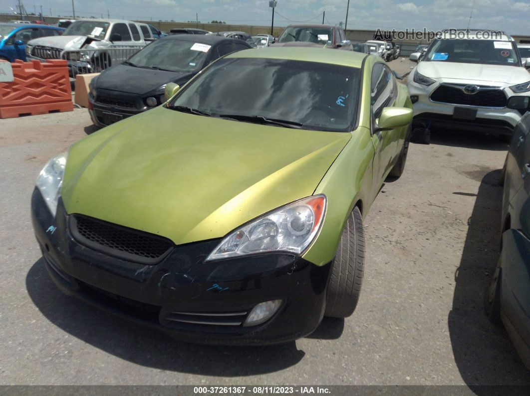 2010 Hyundai Genesis Coupe   Green vin: KMHHU6KH2AU024805