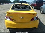 2010 Hyundai Genesis Coupe Track W/nav Yellow vin: KMHHU6KH5AU029786
