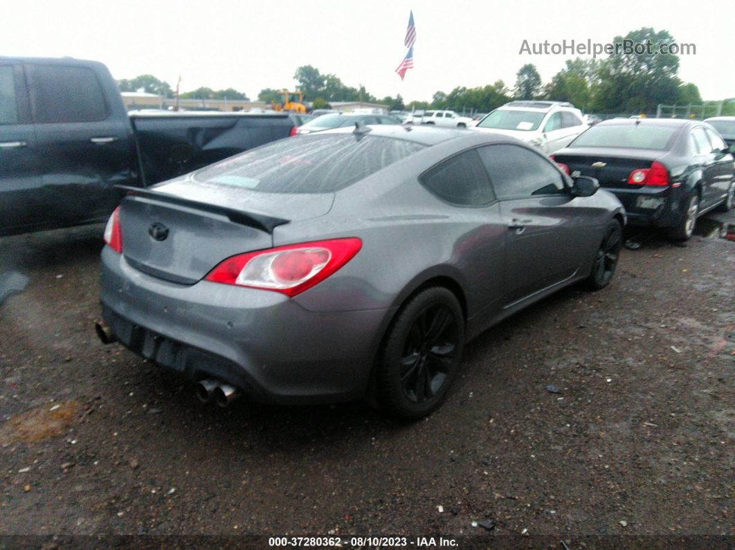 2010 Hyundai Genesis Coupe Grand Touring Gray vin: KMHHU6KH6AU003553