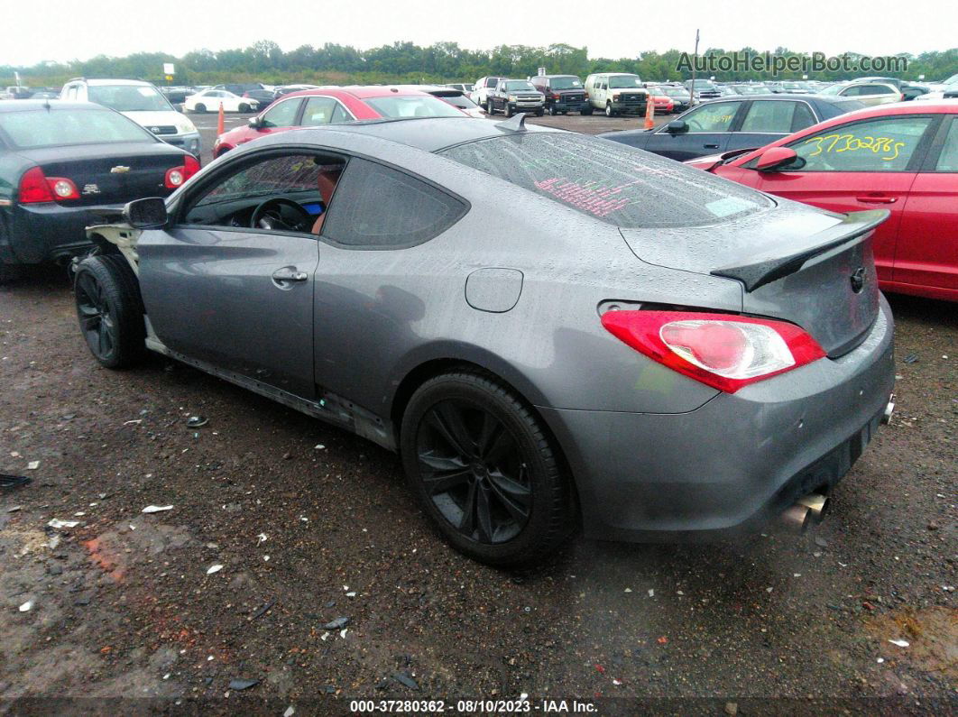 2010 Hyundai Genesis Coupe Grand Touring Gray vin: KMHHU6KH6AU003553