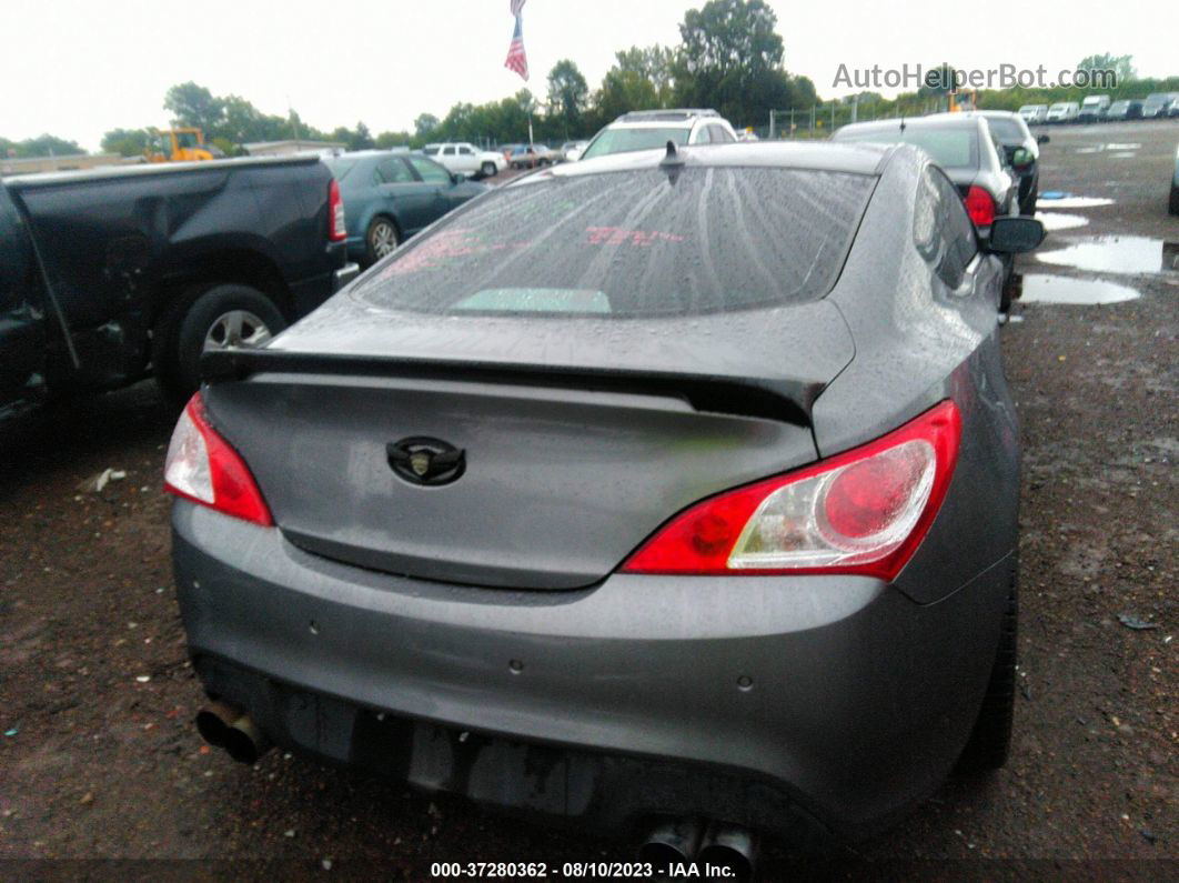 2010 Hyundai Genesis Coupe Grand Touring Gray vin: KMHHU6KH6AU003553