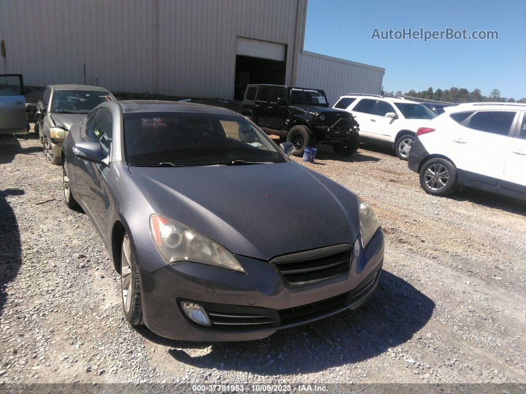 2010 Hyundai Genesis Coupe Grand Touring W/nav Gray vin: KMHHU6KH6AU020997