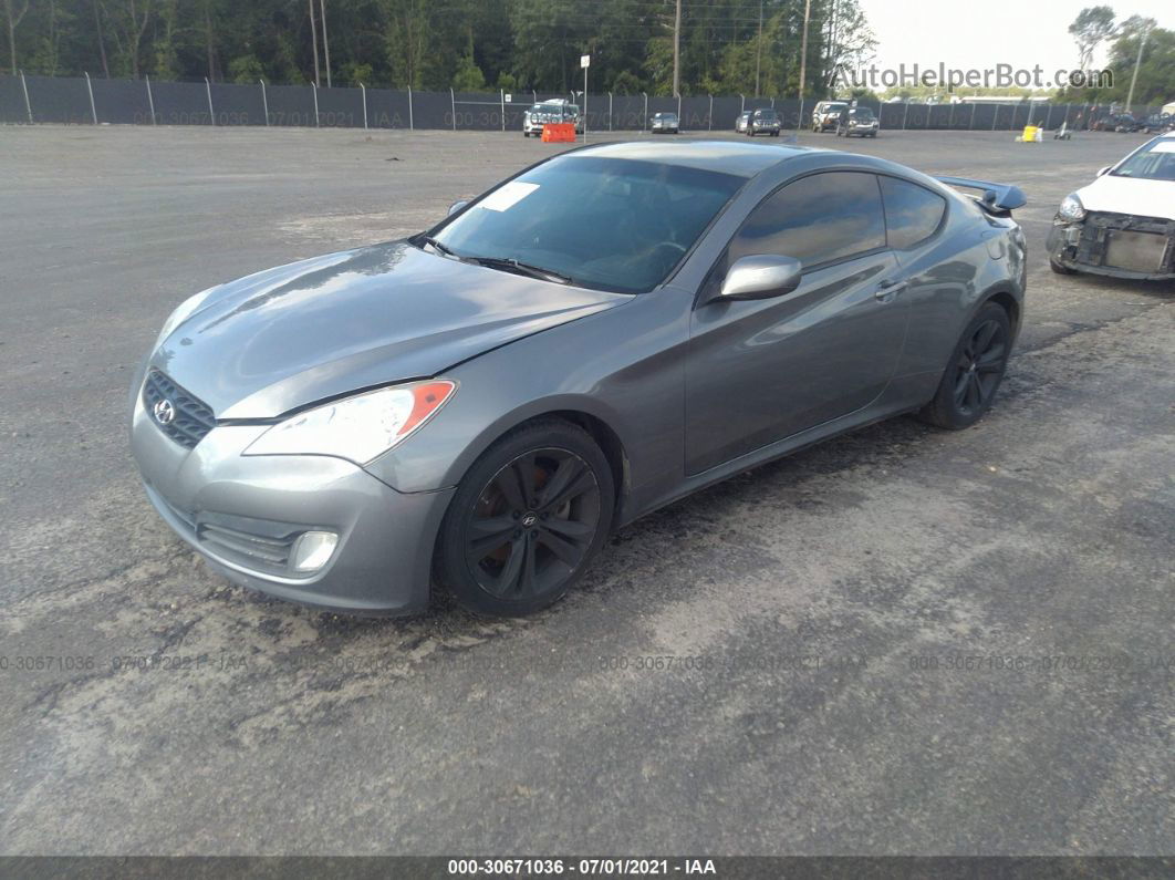 2010 Hyundai Genesis Coupe   Серый vin: KMHHU6KH6AU024712