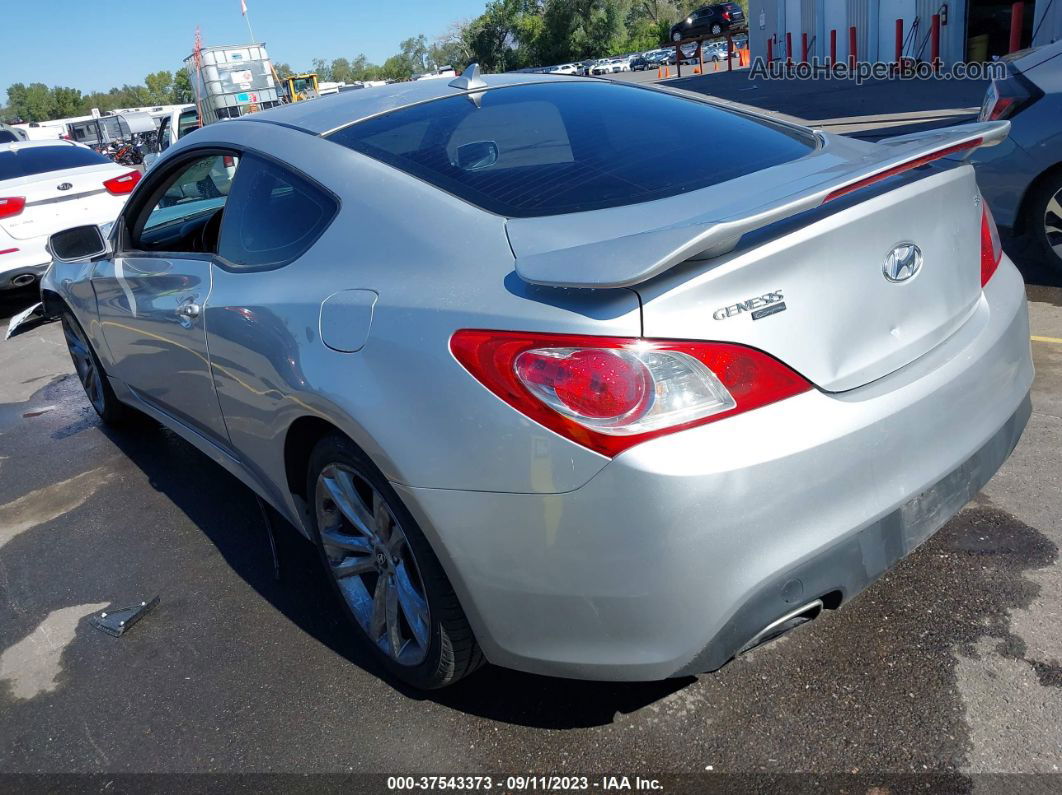 2010 Hyundai Genesis Coupe Track Silver vin: KMHHU6KH7AU006896