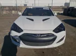 2013 Hyundai Genesis Coupe 3.8l White vin: KMHHU6KJ1DU087644