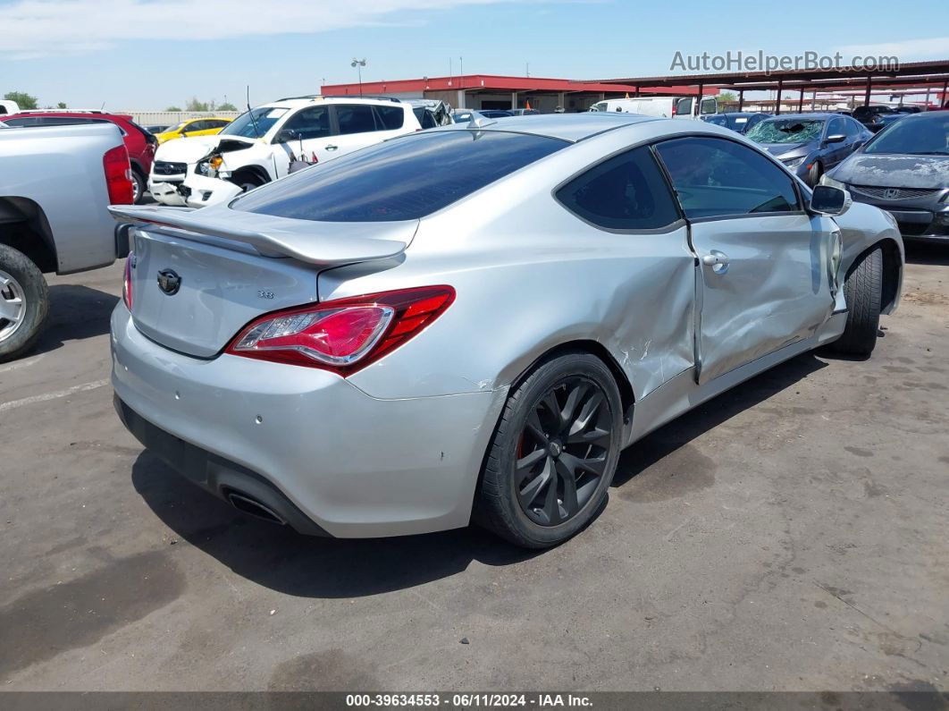 2013 Hyundai Genesis 3.8 Grand Touring Silver vin: KMHHU6KJ2DU104516