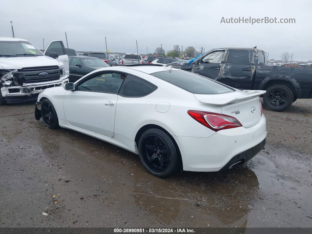 2013 Hyundai Genesis 3.8 Grand Touring Белый vin: KMHHU6KJ3DU087631