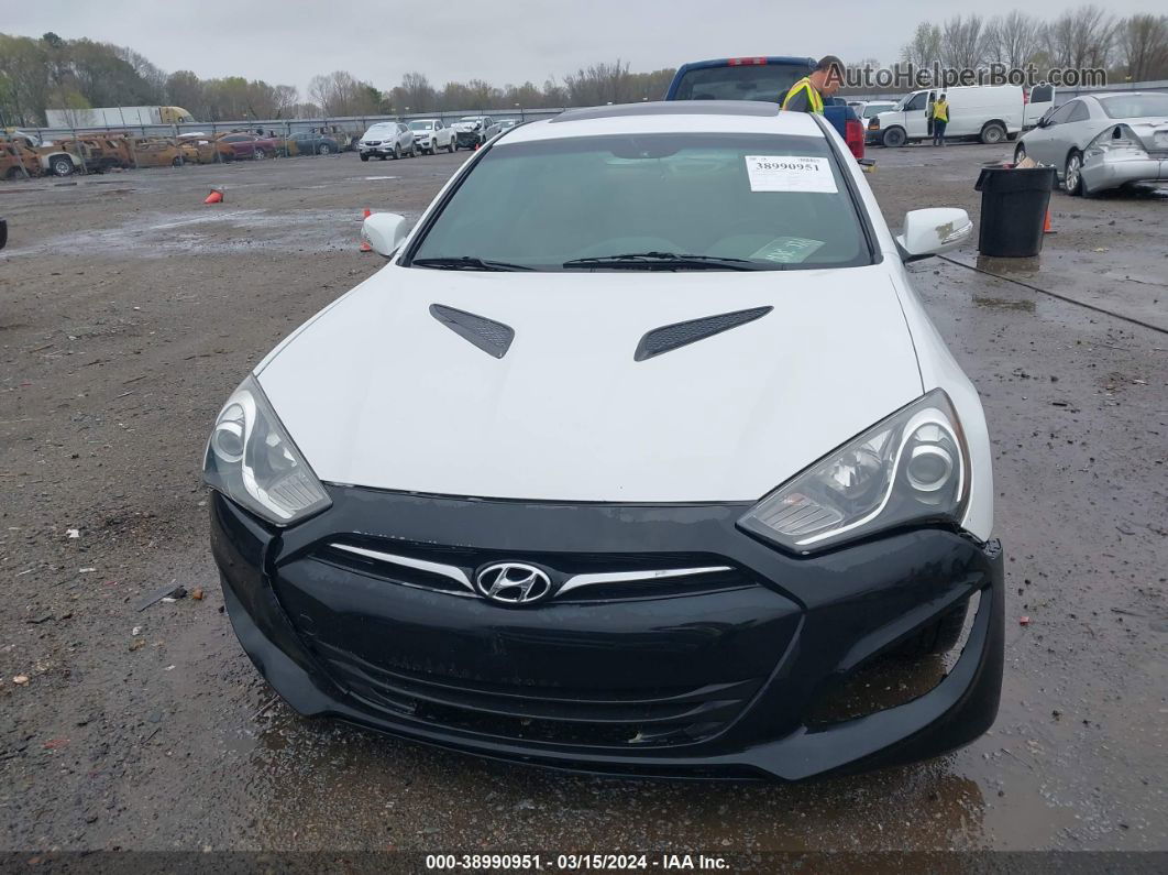 2013 Hyundai Genesis 3.8 Grand Touring Белый vin: KMHHU6KJ3DU087631