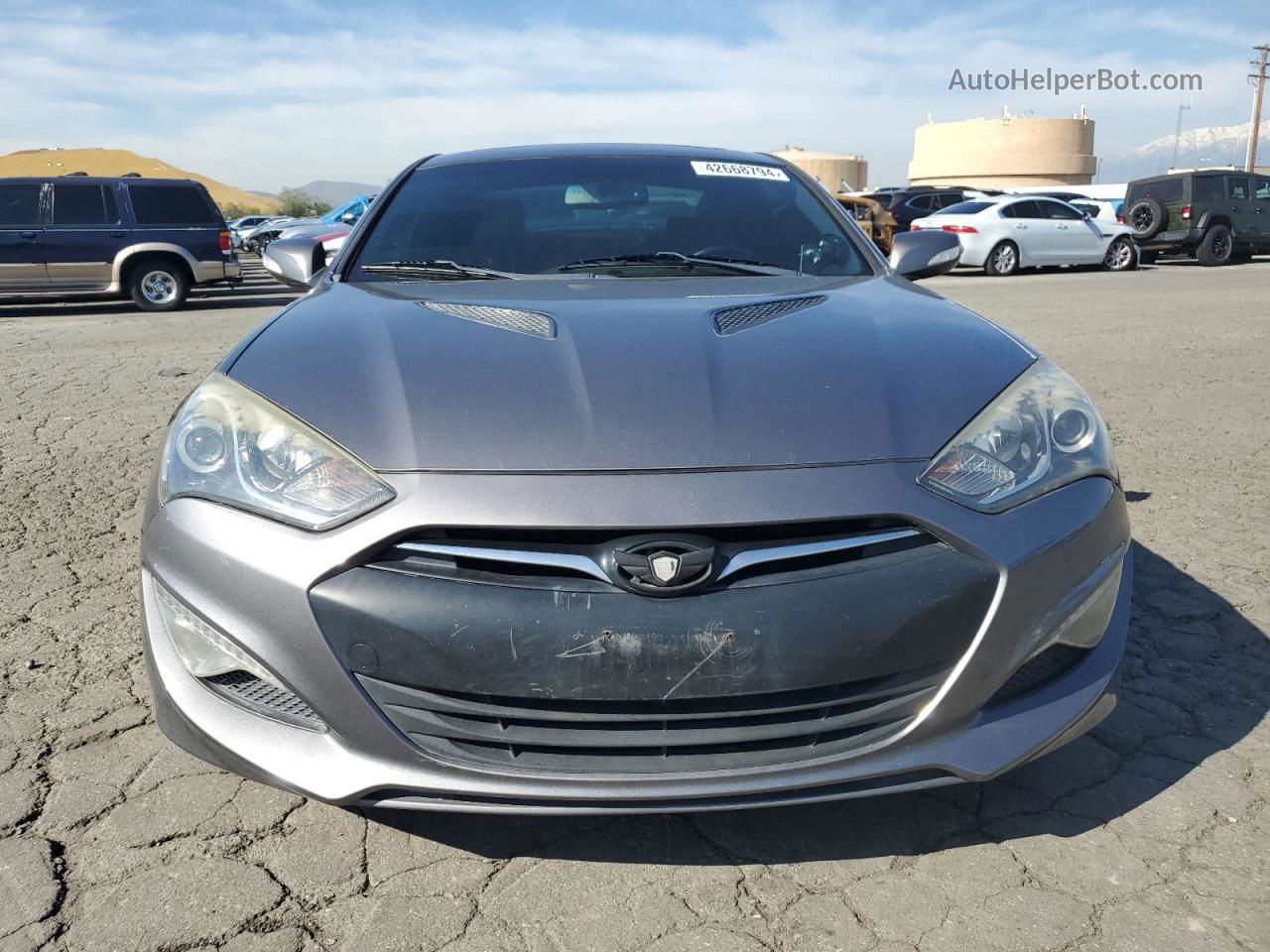 2013 Hyundai Genesis Coupe 3.8l Угольный vin: KMHHU6KJ3DU097804