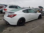 2013 Hyundai Genesis Coupe 3.8l White vin: KMHHU6KJ3DU107912