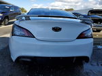 2013 Hyundai Genesis Coupe 3.8l White vin: KMHHU6KJ4DU105988