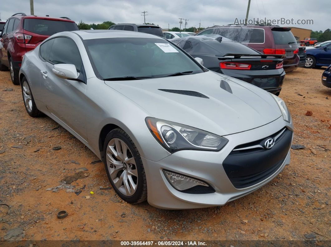 2013 Hyundai Genesis 3.8 Grand Touring Silver vin: KMHHU6KJ5DU107412