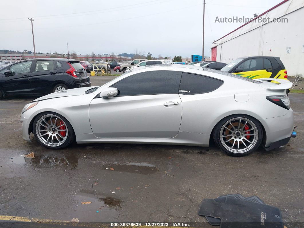 2013 Hyundai Genesis 3.8 Track Серебряный vin: KMHHU6KJ5DU110147