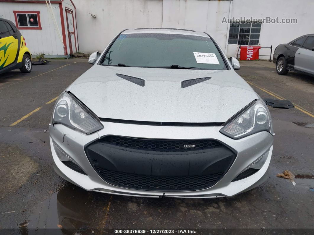 2013 Hyundai Genesis 3.8 Track Серебряный vin: KMHHU6KJ5DU110147