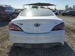 2013 Hyundai Genesis Coupe 3.8l White vin: KMHHU6KJ5DU113050