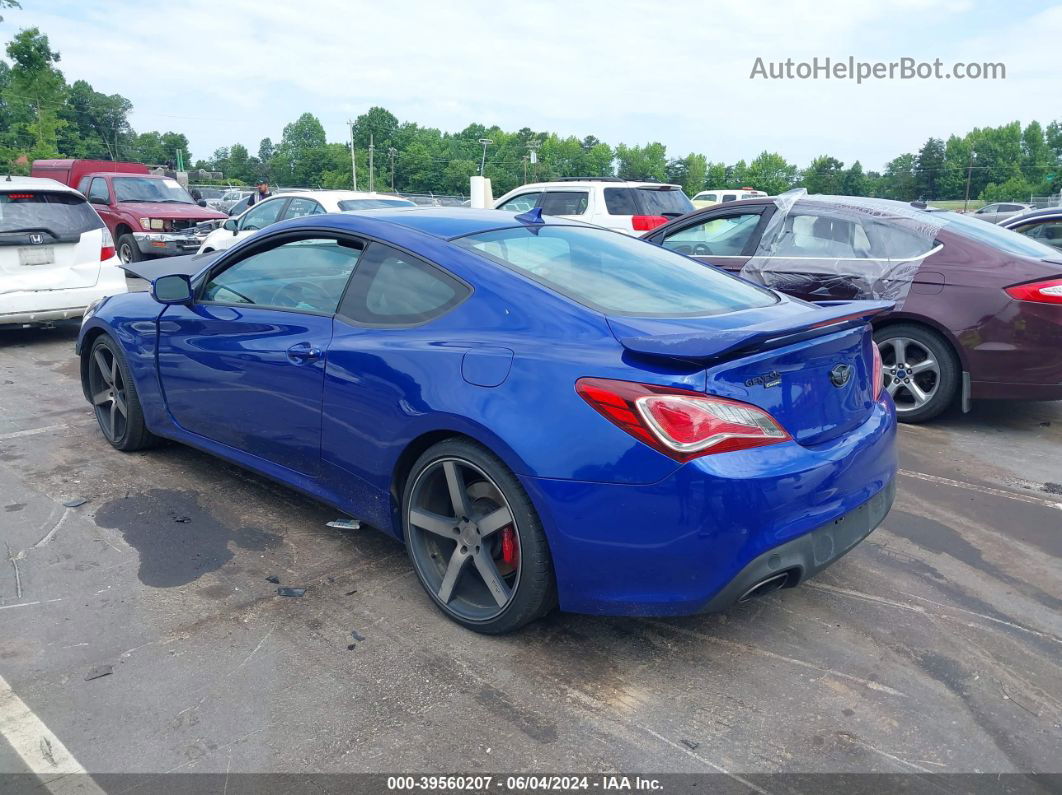 2013 Hyundai Genesis 3.8 Track Blue vin: KMHHU6KJ6DU096002