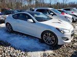 2013 Hyundai Genesis Coupe 3.8l White vin: KMHHU6KJ7DU083968