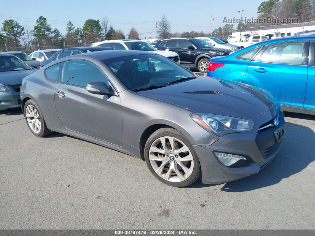 2013 Hyundai Genesis 3.8 Grand Touring Gray vin: KMHHU6KJ7DU094386