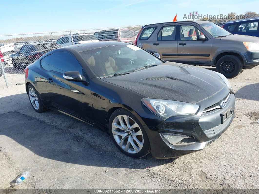 2013 Hyundai Genesis 3.8 Grand Touring Черный vin: KMHHU6KJ8DU092405