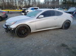 2013 Hyundai Genesis Coupe 3.8l Silver vin: KMHHU6KJ9DU101032