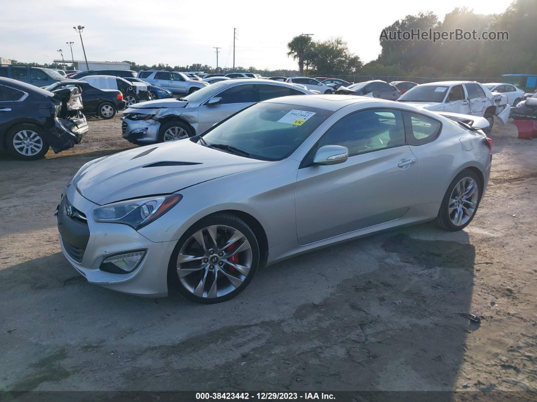 2013 Hyundai Genesis 3.8 Track Silver vin: KMHHU6KJ9DU107784