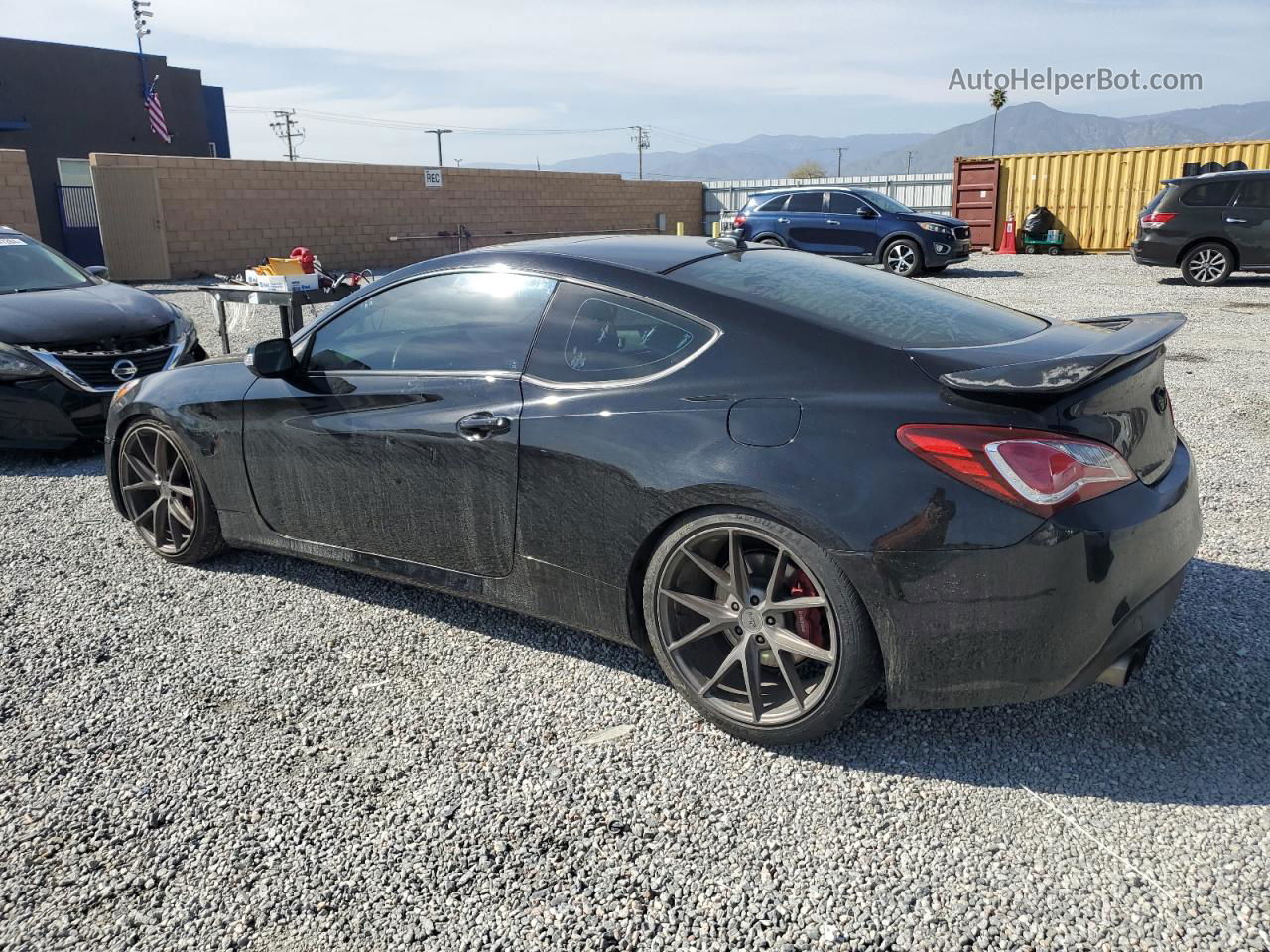 2013 Hyundai Genesis Coupe 3.8l Black vin: KMHHU6KJXDU111889