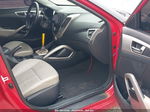 2013 Hyundai Veloster Base W/gray Red vin: KMHTC6AD0DU094612