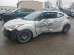 2013 Hyundai Veloster  Silver vin: KMHTC6AD0DU105074