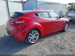 2013 Hyundai Veloster Base W/gray Red vin: KMHTC6AD0DU118455