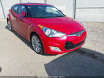 2013 Hyundai Veloster Base W/gray Red vin: KMHTC6AD0DU118455