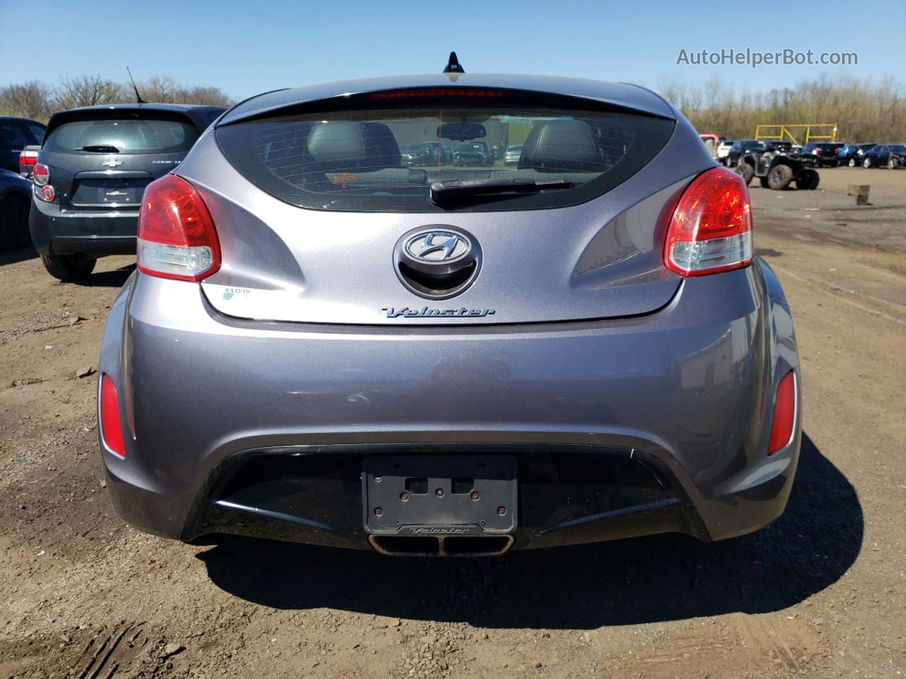 2013 Hyundai Veloster  Gray vin: KMHTC6AD0DU121372