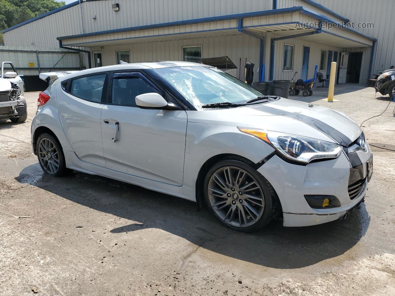 2013 Hyundai Veloster  Gray vin: KMHTC6AD0DU129505