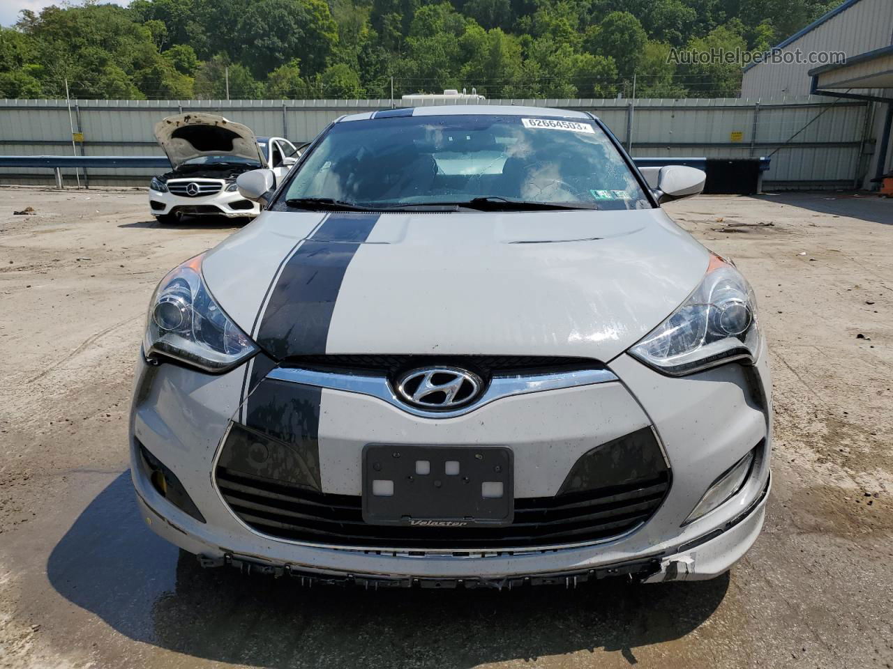 2013 Hyundai Veloster  Gray vin: KMHTC6AD0DU129505