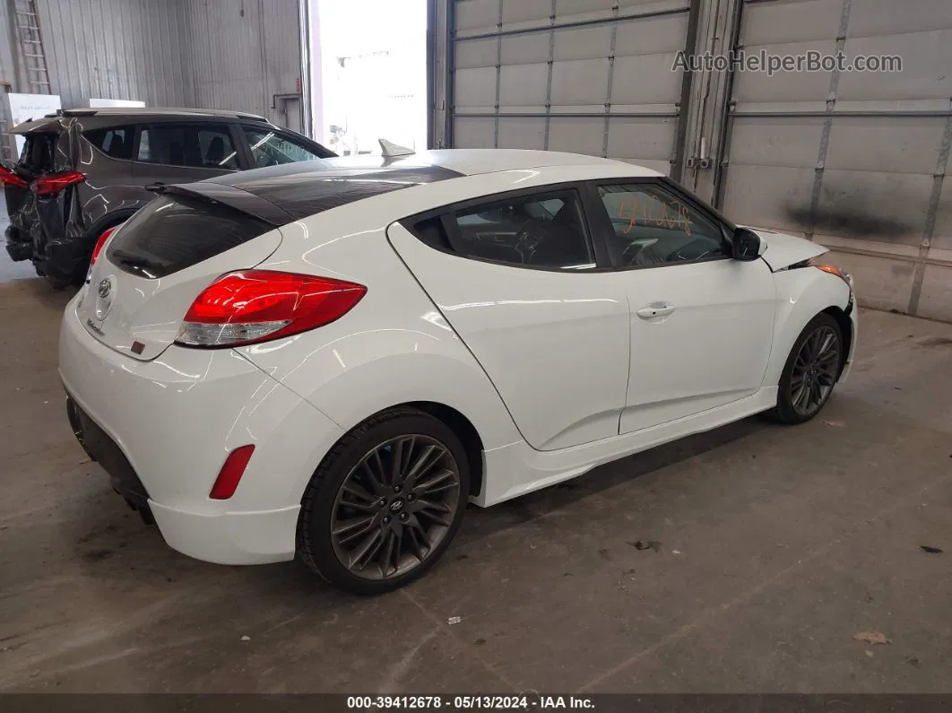 2013 Hyundai Veloster Mix White vin: KMHTC6AD0DU135319