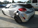 2013 Hyundai Veloster Base W/black Gray vin: KMHTC6AD0DU137524