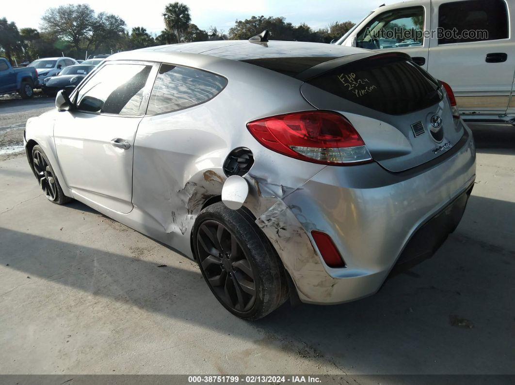 2013 Hyundai Veloster Base W/black Gray vin: KMHTC6AD0DU137524