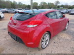 2013 Hyundai Veloster Base W/gray Красный vin: KMHTC6AD0DU138494