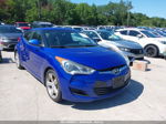 2013 Hyundai Veloster Base W/black Blue vin: KMHTC6AD0DU140908