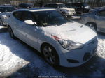 2013 Hyundai Veloster Base W/black Белый vin: KMHTC6AD0DU150788