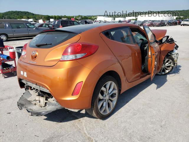 2013 Hyundai Veloster  Orange vin: KMHTC6AD0DU165923