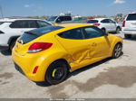 2013 Hyundai Veloster Base W/black Yellow vin: KMHTC6AD0DU167090