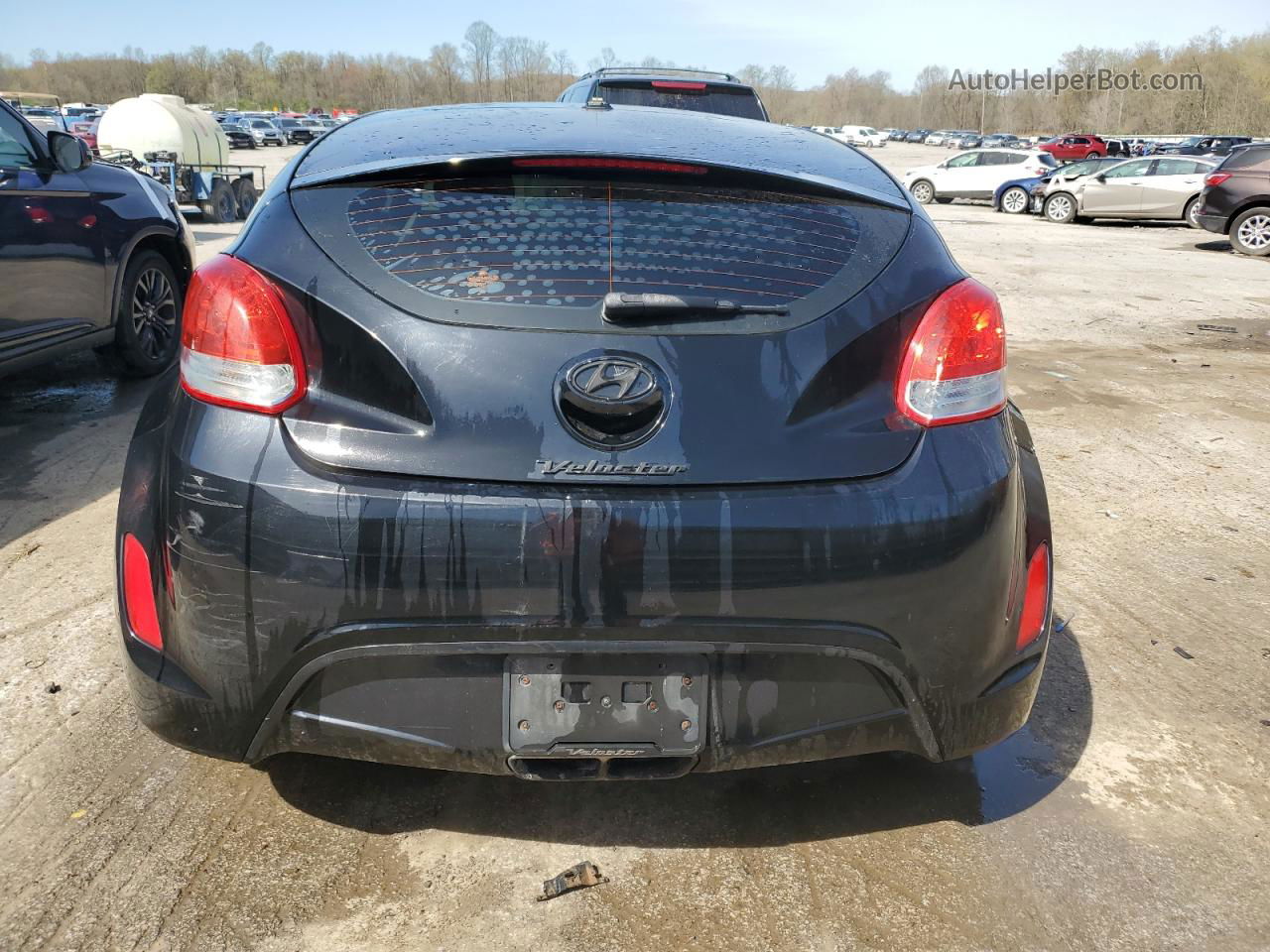 2013 Hyundai Veloster  Black vin: KMHTC6AD0DU175772