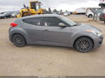 2013 Hyundai Veloster Base W/black Gray vin: KMHTC6AD0DU179496