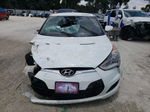 2013 Hyundai Veloster  White vin: KMHTC6AD1DU086812