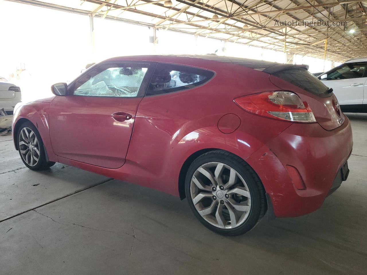 2013 Hyundai Veloster  Red vin: KMHTC6AD1DU095011