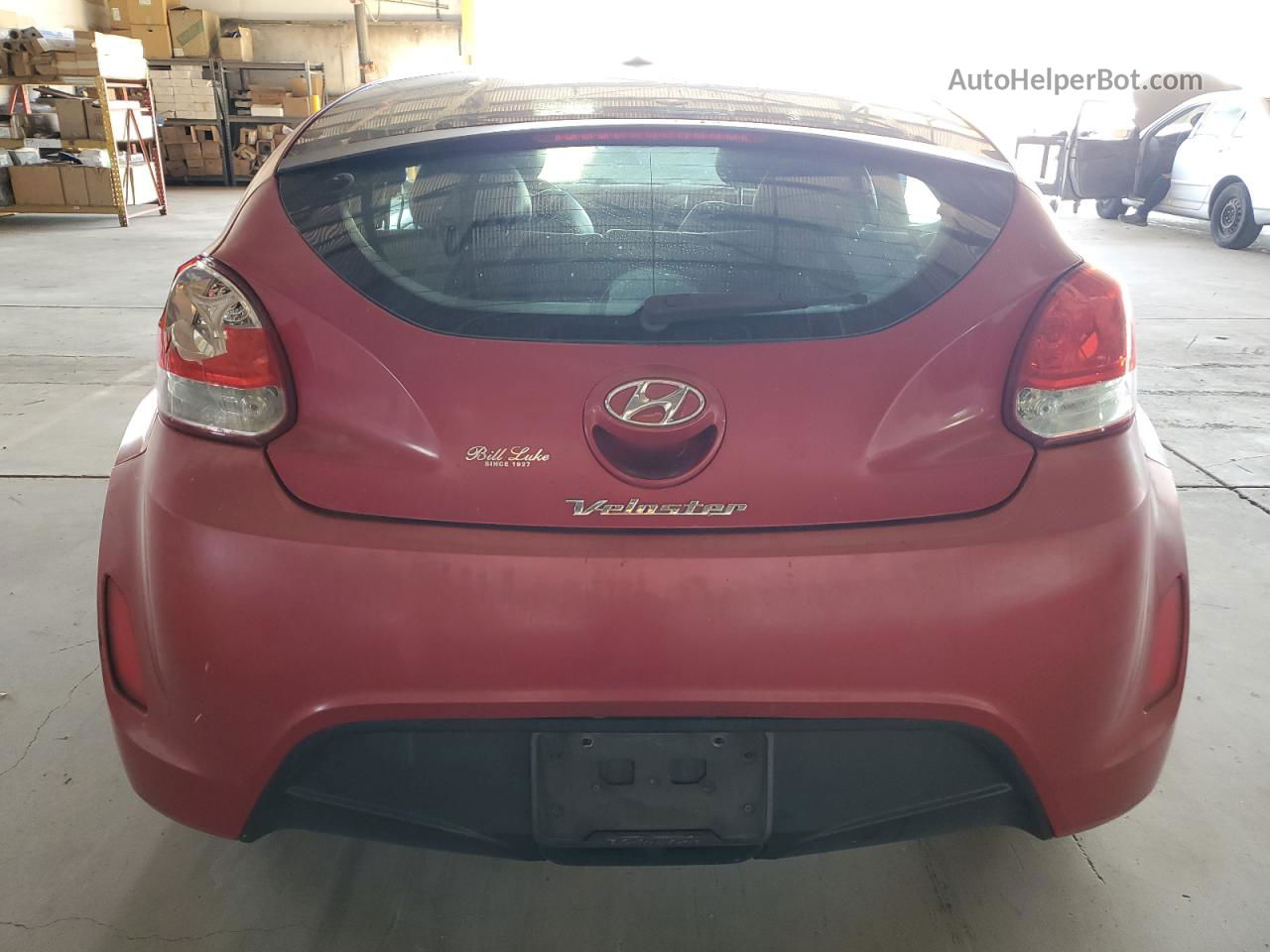 2013 Hyundai Veloster  Red vin: KMHTC6AD1DU095011