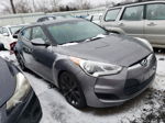 2013 Hyundai Veloster  Silver vin: KMHTC6AD1DU099365