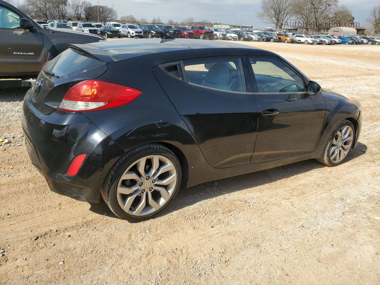 2013 Hyundai Veloster  Черный vin: KMHTC6AD1DU103687